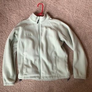 Columbia Pastel Green Fleece Jacket